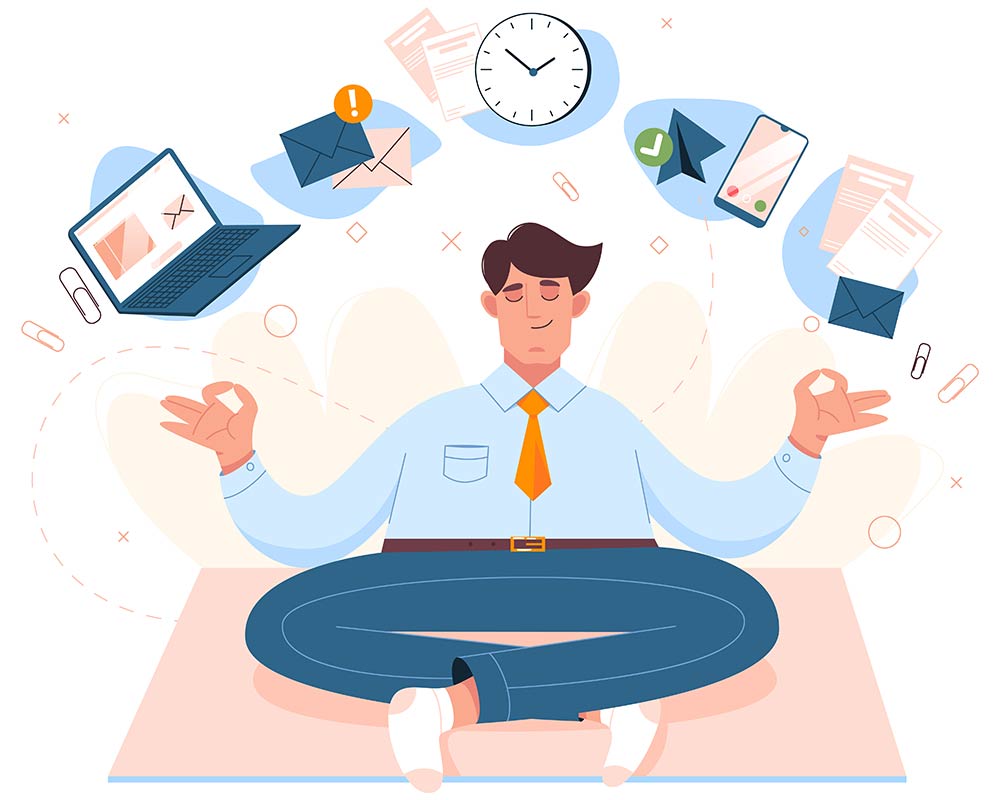 Las meditaciones son un medio para calmar una mente ansiosa