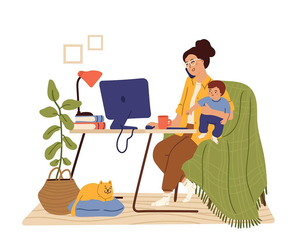 Así es como puedes hacer frente a ser una madre trabajadora