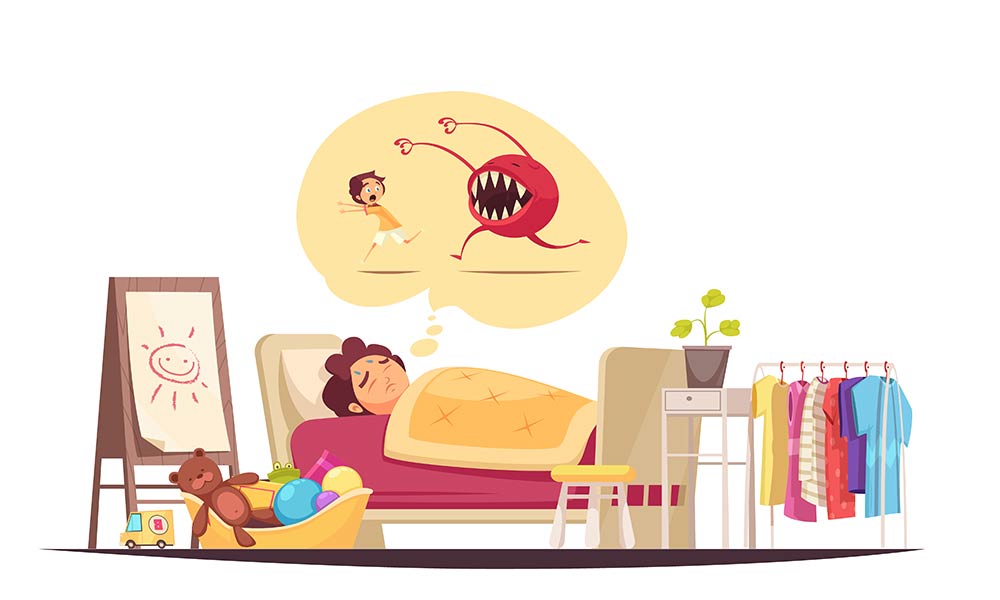 El miedo a los monstruos en los niños